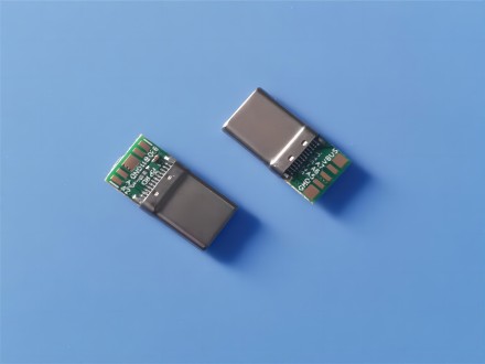 TYPE C PLUG 帶PCB,電阻，電容